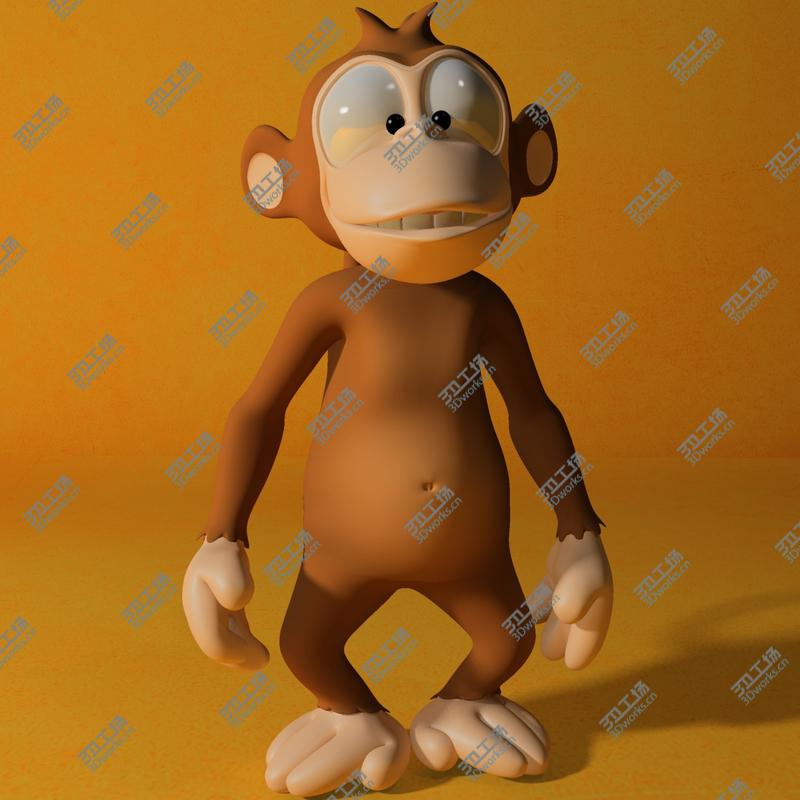 images/goods_img/202105071/Cartoon Monkey Rigged/1.jpg